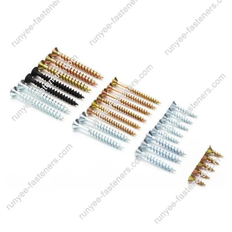 Countersunk Head Chipboard Screws Phillips Drive