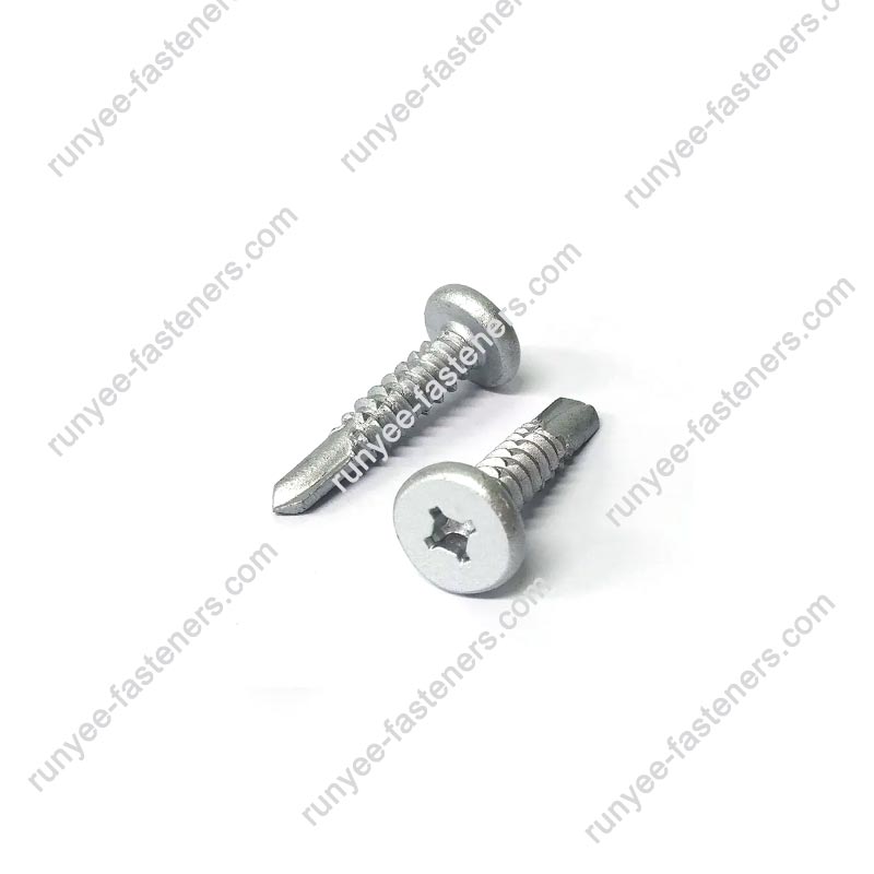 Phillips Pancake Head Self Drilling Screw Zinc